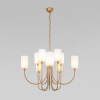 Подвесная люстра Eurosvet Abbey 60164/10 латунь Smart a065749