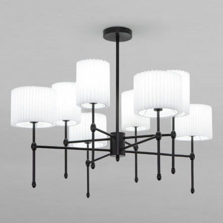 Люстра на штанге Eurosvet Notturno 60162/8 черный Smart a065663