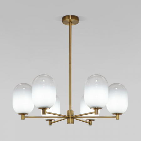 Люстра на штанге Eurosvet Loona 60161/6 латунь a065611