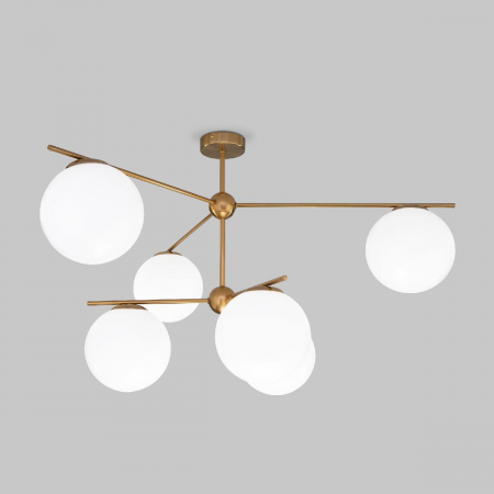 Люстра на штанге Eurosvet Marbella 60147/6 латунь Smart a063851
