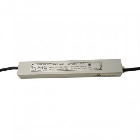 Блок питания Novotech Velta 30Вт DC24 IP67 1.25A 357781