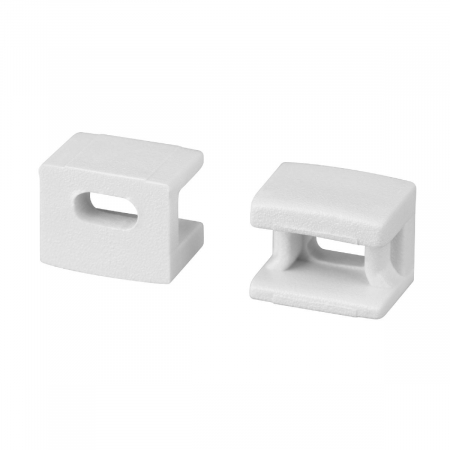 Заглушка Arlight PLINTUS-FANTOM-BENT WHITE с отверстием 043898