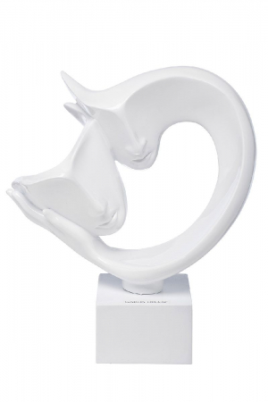 Статуэтка Объятия. Абстракция Garda Decor D3013WH