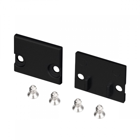 Заглушка Arlight FLOOR18-H15 BLACK глухая 047411