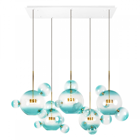 Подвесная люстра Loft IT Bolle 2027-S5 Blue