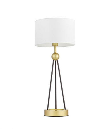 Настольная лампа Lumina Deco Belforte LDT 5527 GD+WT