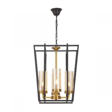 Подвесная люстра Lumina Deco Afres LDP 1246-4 BK+MD