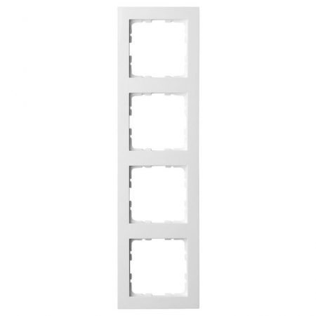 Рамка Jasmart G-Classic 4-постовая белый глянцевый поликарбонат G1004W