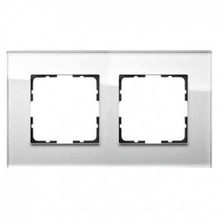 Рамка Jasmart G-Glass 2-постовая G1002GW