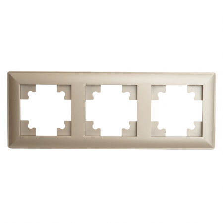 Рамка трехместная Stekker PFR00-7003-02 Катрин 39804