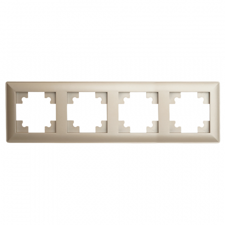Рамка четырехместная Stekker PFR00-7004-02 Катрин 39805