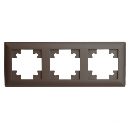 Рамка трехместная Stekker PFR00-7003-04 Катрин 39819