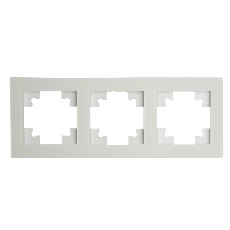 Рамка трехместная Stekker GFR00-7003-01M Катрин 49596