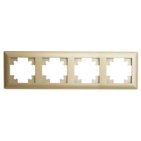 Рамка четырехместная Stekker PFR00-7004-08 Катрин 49609