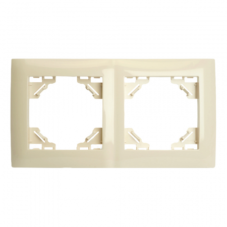 Рамка двухместная Stekker PFR00-9012-02 Эрна Элегант 49667