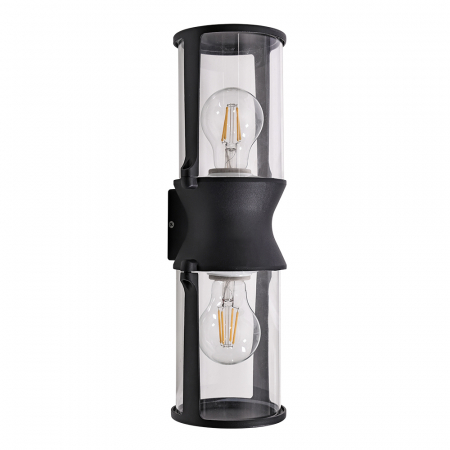 Уличный настенный светильник Arte Lamp Minchir A8306AL-2BK