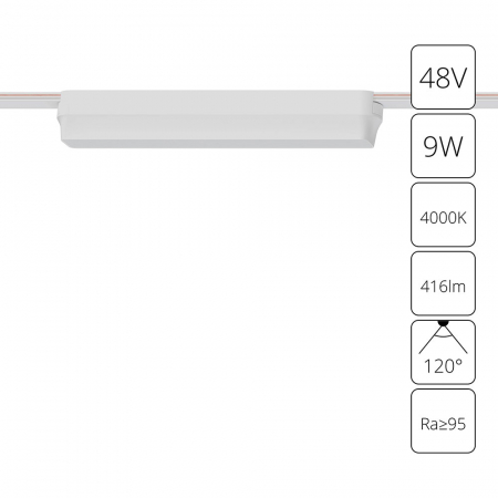 Трековый магнитный светильник Arte Lamp Rapid A6153PL-1WH