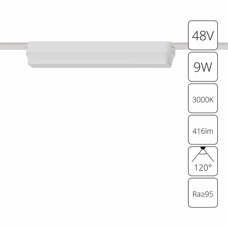 Трековый магнитный светильник Arte Lamp Rapid A1153PL-1WH