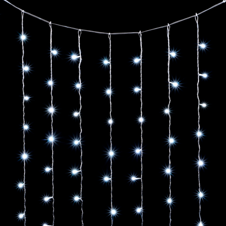 Гирлянда Занавес облегченный Laitcom (LTC) PCL600NOTBLW-10-2W