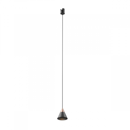 Трековый подвесной магнитный светильник Maytoni Cono TR166-1-7W3K-M-B