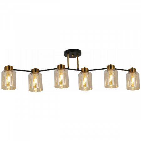 Потолочная люстра Illumico IL6111-6COU-79 BK GD Qui