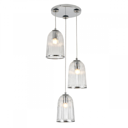 Подвесная люстра Indigo Lucido 11046/3P Chrome V000482