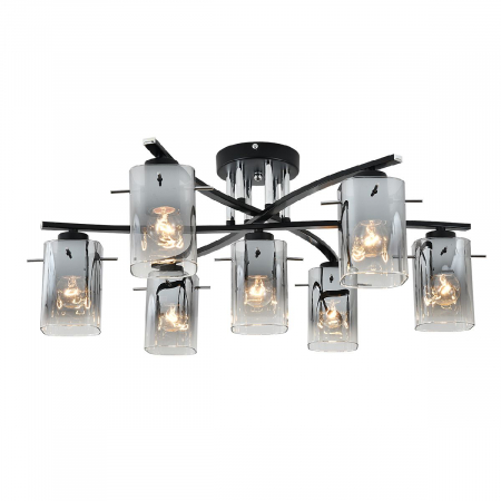 Потолочная люстра Escada Iberis 1101/7P Black