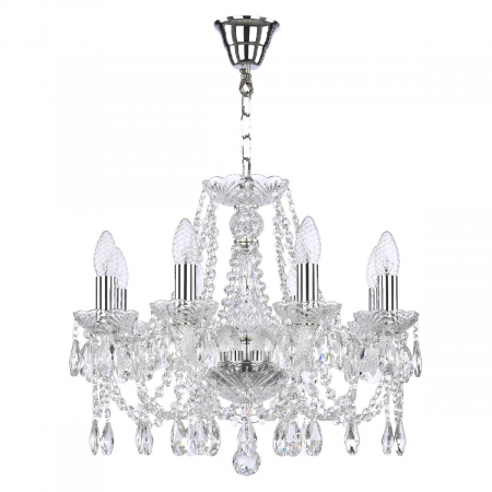 Подвесная люстра Bohemia Ivele Crystal 107/8/165 Ni