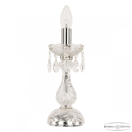 Настольная лампа Bohemia Ivele Crystal 107L/1-27 Ni