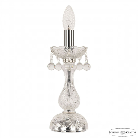 Настольная лампа Bohemia Ivele Crystal 108L/1-27 Ni