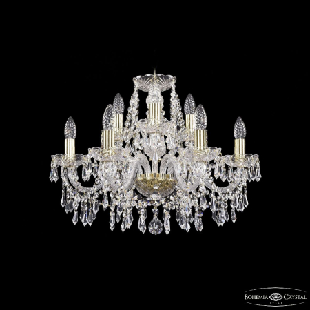 Подвесная люстра Bohemia Ivele Crystal 1403/6+3/195 G
