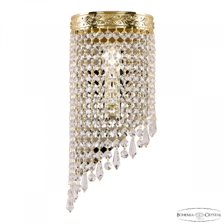 Настенный светильник Bohemia Ivele Crystal 83401BL/15IV-33 G Drops