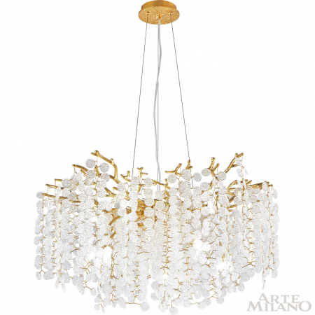 Подвесная люстра Arte Milano Milan 230901/D760/10/C Gd