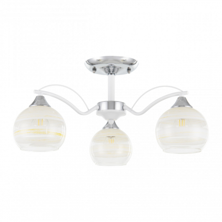 Потолочная люстра Arte Milano Napoli 326503/3 CR+WH
