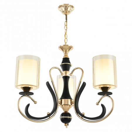 Подвесная люстра Arte Milano Florentia 302237/3 Bk/Gd