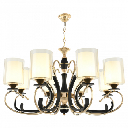 Подвесная люстра Arte Milano Florentia 302237/8 Bk/Gd