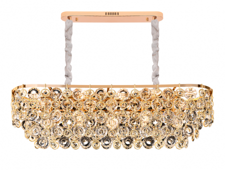 Подвесная люстра Newport 5265+10/S gold М0070030