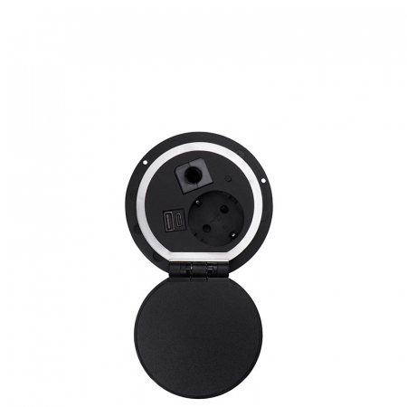 Блок розеток 51 (1 секция и 2 USB) Mebax 00-00000828