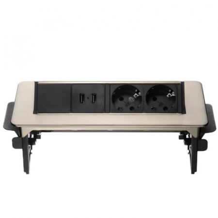 Блок розеток 47 (4 секции и 2 USB) Mebax 00-00000829