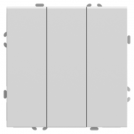 Выключатель трехклавишный Stekker RSW10-5108-01 Эмили 49870