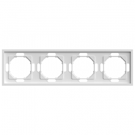 Рамка на 4 поста Stekker PFR00-5004-01 Эмили 49887