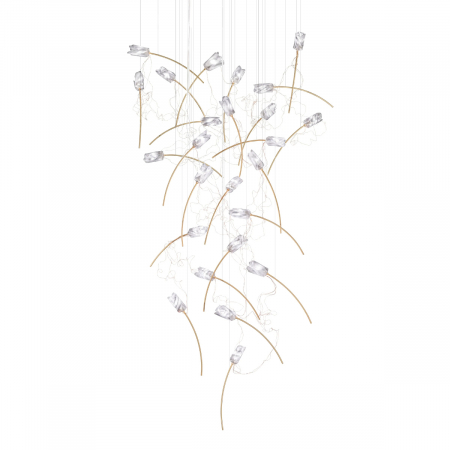 Каскадная люстра Delight Collection 9081P/25 gold