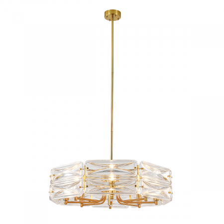 Подвесная люстра Indigo Zaffiro 12046/8P Brass V000499