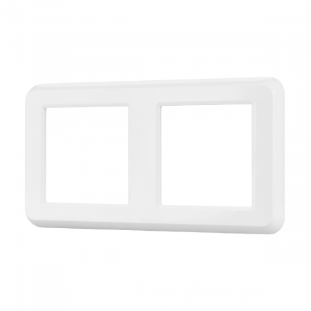 Рамка двухместная Arlight FRM-VERSA-PL-2-WH 043776