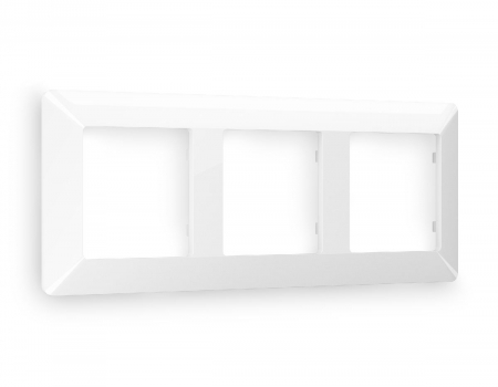 Рамка трехместная Ambrella Volt Line AF110103