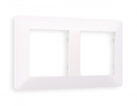 Рамка двухместная Ambrella Volt Line AF110202