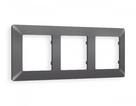 Рамка трехместная Ambrella Volt Line AF110653