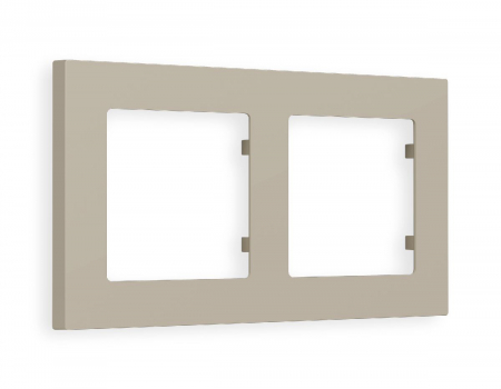 Рамка двухместная Ambrella Volt Techno AF220362