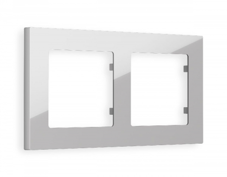 Рамка двухместная Ambrella Volt Techno AF220402