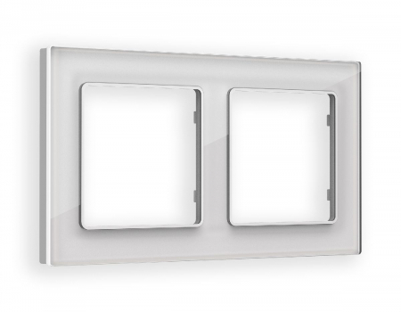 Рамка двухместная Ambrella Volt Platos AF330402